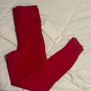 lululemon athletica Red Leggings